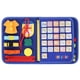 thumbnail image 4 of Tablero sensorial de fieltro Montessori para actividades preescolares. Azul, 4 of 9