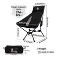 thumbnail image 3 of Silla de camping OneTigris Tigerblade con respaldo alto y diseño de almohada, 3 of 7