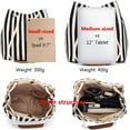 thumbnail image 4 of CoCopeanut Women's Tote Bag Small Medium Canvas Shoulder Bag Hobo Bag Daily Working Handbag, 4 of 6