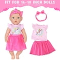 thumbnail image 4 of Bolsa de pañales Baby Doll Ecore Fun con ropa y accesorios, 4 of 7
