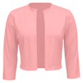 thumbnail image 6 of Arlun Fall Cropped Cardigan for Women Lightweight 3/4 Length Sleeve Open Front Cardigans for Oktoberfest Trendy Casual Crew Neck Solid Color Basic Thin Outerwear, 6 of 7