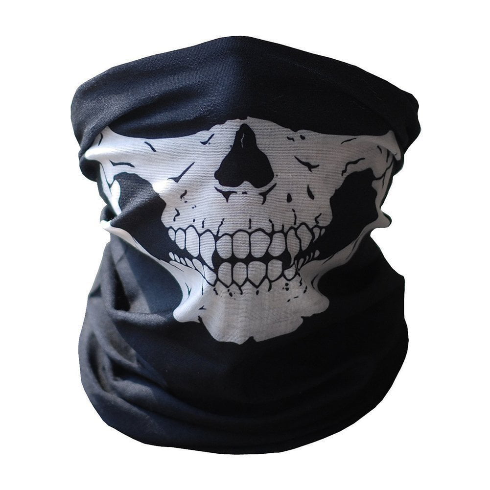 Skull Motorcycle Bandana Face Scraf Headwear Mask Neck Tubes Snood Balaclava 3D 
