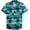 Dark Green Beach, variant on Hawaiian Shirt for Men Summer Beach Casual Short Sleeve Button Down Shirts Printed Tropical Vacation Shirts