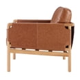 thumbnail image 2 of NPD Furniture Barclay PU Accent Arm Chair in Vintage Cider, 2 of 12