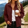 thumbnail image 2 of NominalSnug Zip up Jackets for Women Long Sleeve Hooded Shirts Lightweight Quick Dry Windbreak Waterproof Outwear with Pockets, 2 of 8