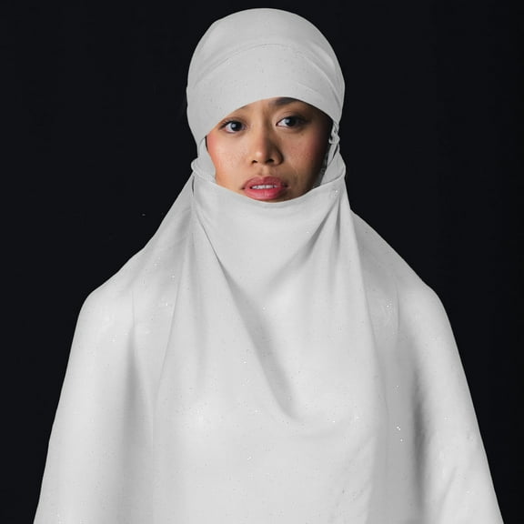 Masteelf Muslim Islamic Ramadan Soft Hijab Long Scarf Shawl Wrap Desert Head Neck Scarf Arab Wrap Turban Full Cover Shawl Cap Full Neck Coverage for