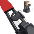 thumbnail image 4 of Red，Steering Wheel Lock Seat Belt Lock Security Anti-Theft Handbag Lock Fit Most Cars Vehicle SUV Golf Cart, 4 of 7