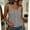 *Black, variant on ClodeEU Women's Plaid Scoop Neck Button Down Sleeveless Tank Top,Casual Blouse for Summer Black,Women's Plus L