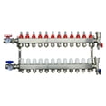 thumbnail image 1 of INTBUYING 12-Branch Floor Heating Water Distributor PEX Radiant Floor Heating Manifold Set Stainless Steel, 1 of 10