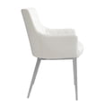 thumbnail image 3 of Sunpan Fauteuil Moderne de Course Poursuite, 22,5 Po x 21 Po, Blanc, 3 of 4
