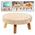 thumbnail image 4 of Miangastore Vintage Wood Cake Stand Cake Stool Cake Display Stool Fruit Display Stool, 4 of 8