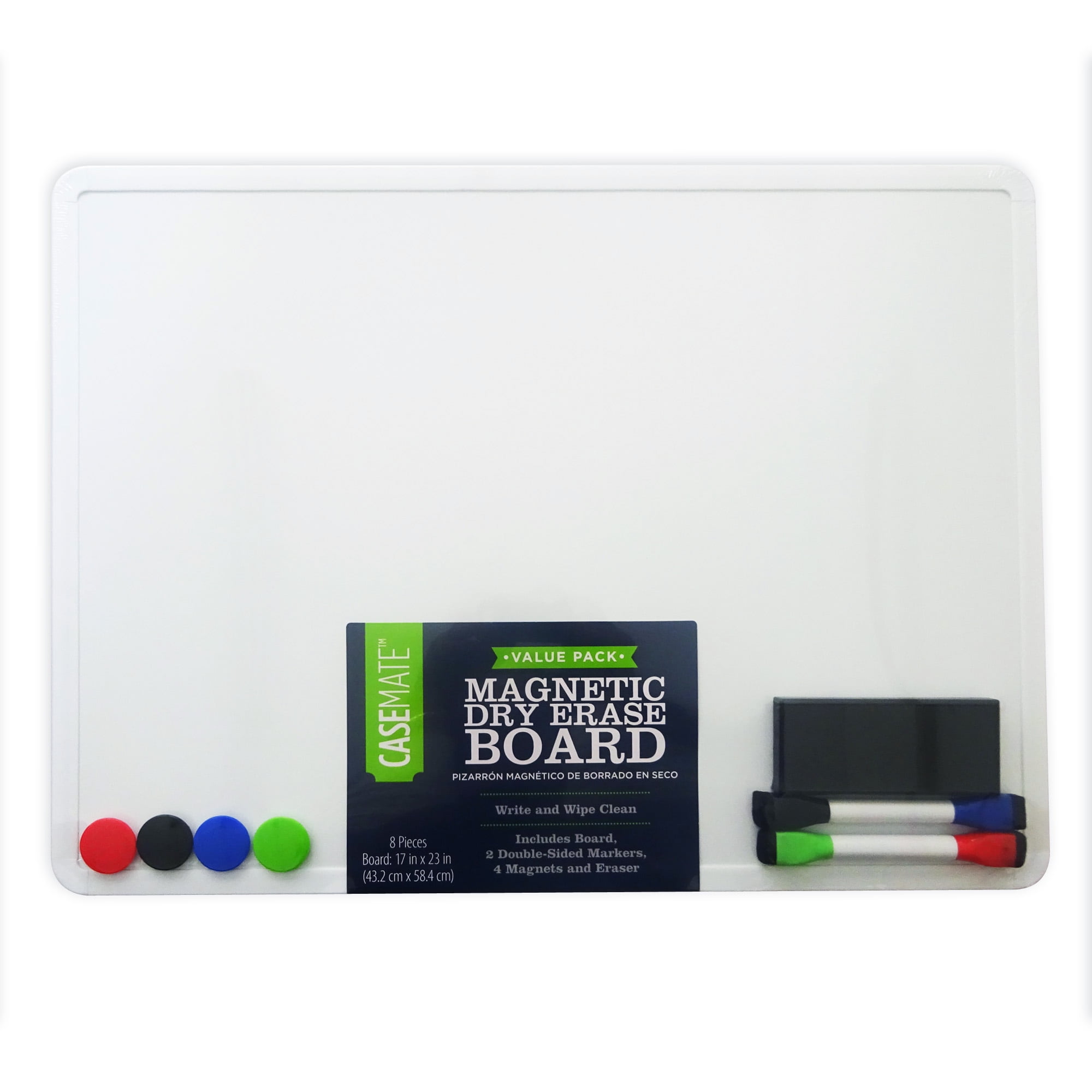 CASEMATESTATIONERY 17X23" VALUE PACK DRY ERASE BOARD
