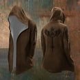 thumbnail image 2 of Mens Hooded Cardigan Long Sleeve Knit Sweater With Printed Interior Clothes, 2 of 5