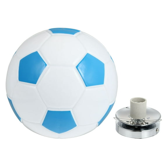 ROSENICE 1Pcs Soccer Room Decor Ceiling Light Blue Glass Home Decorations for Soccer Fans