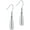 Silver, variant on Tiny Crystal / Heart / Teardrop Stainless Steel Cremation Earring for Women Keepsake Memorial Urn Jewelry for Ashes of Loved Ones
