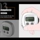 thumbnail image 2 of Cinta métrica corporal digital de 2 piezas - Cinta métrica corporal inteligente con aplicación para teléfono - Cinta métrica corporal Bluetooth duradera y fácil - Impulse su éxito mediante, 2 of 5
