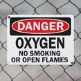thumbnail image 5 of (2 Pack) Oxygen OSHA Danger Sign 18 Inch X 12 Inch Plastic Sign, Weather Resistant, UV Protected for Workplace, Business, and Construction Site, Made in the USA, 5 of 8