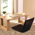 thumbnail image 4 of Gymax Chaise de Sol Réglable 6 Positions Pliable Fauteuil de Repos Multiangle Café, 4 of 9