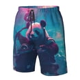 thumbnail image 4 of Fotbe DJ Panda Hot Air Balloon Trajes de Baño Estampados para Hombre, Shorts de Verano de Secado Rápido, Ropa de Playa, Bañadores-Large, 4 of 6