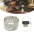 thumbnail image 2 of Folding Camp Stove Windshield Stainless Steel Outdoor Cooking Stove Winds Guards Backpacking Alcohols Stove Windscreen, 2 of 8