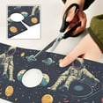 thumbnail image 6 of Yayeee Faucet Mat for Kitchen Sink 14.7" Diatomite Long Splash Guard Pad, Astronaut Space, 6 of 7