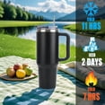 thumbnail image 5 of AYAOQIANG 40 oz Tumbler with Handle and Straw Lid Insulated Tumblers Cups with Lids Straws Double Wall Vacuum Leak Proof Stainless Steel 40oz Tumbler Travel Mug Gifts for Men or Women, 5 of 7