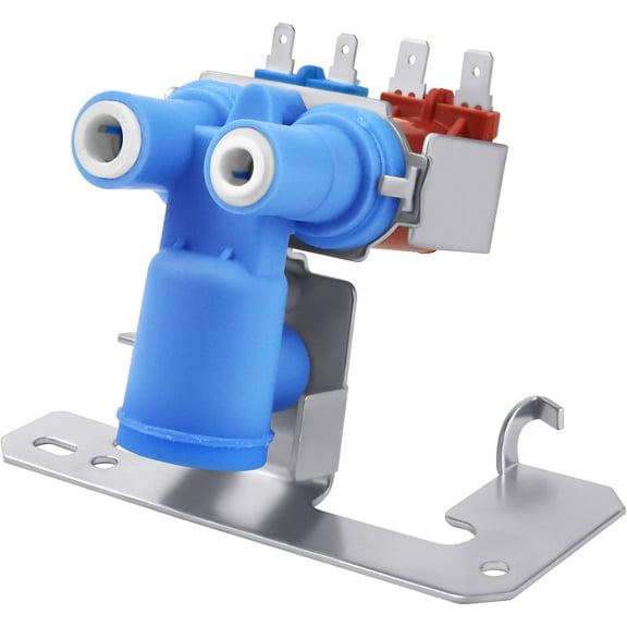 WR57X10032 WR57X33326 Refrigerator Water Inlet Valve WR57X10032 Dual Solenoid Valve Compatible with GE Refrigerator Replace WR57X10040 WR57X33326 WR57X10064 by