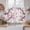 White, variant on Spring Flowers Tier Curtains 36 Inch Length, Country Pink Peach Blossoms Botanical Floral Cafe Short Curtains for Bathroom Over Sink, Small Kitchen Curtain Light Filtering Drapes 2 Panels 27.5"Wx36"L