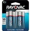 Rayovac High Energy C Batteries (2 Pack), Alkaline C Cell Batteries
