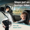thumbnail image 3 of Onco Fixed Headrest Baby Car Mirror - Tesla-Compatible Car Mirror for Baby, 100% Shatterproof & Shake-Proof Baby Mirror for Car Journeys, Adjustable Car Seat Mirror for Baby Rear Facing, 3 of 5