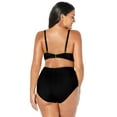 thumbnail image 2 of Swimsuits for All Mentor Tie Front Shirred High Waist Bikini Set, 2 of 5