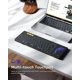 thumbnail image 4 of Teclado Bluetooth Samsers plegable con panel táctil negro, 4 of 9
