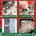 thumbnail image 4 of 4 Sheets Christmas Glitter Stickers, Christmas Window Stickers for Christmas Supplies New Year Party Christmas Cards Envelopes Scrapbooking DIY Arts and Crafts, 4 of 15