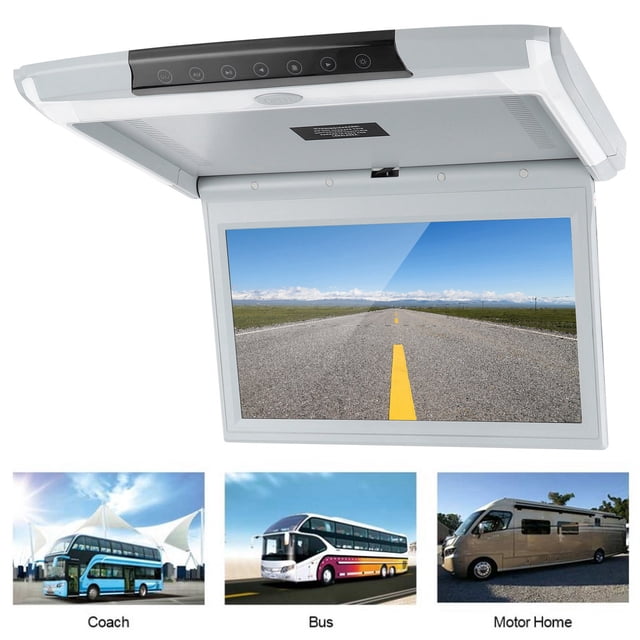 Monitor De Techo De Automóvil, Botones Táctiles De Techo De Automóvil, 1080p CAR MP5, HD Para Electrónica De Automóviles De RV Con Vehículo De Control Remoto