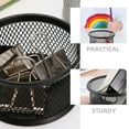 thumbnail image 3 of 3-Pack Paper Clip Storage Buckets and Barrettes Holder Desk Organizer Cups for Office, Student Supplies, Desktop Clip Rack, 3 of 6