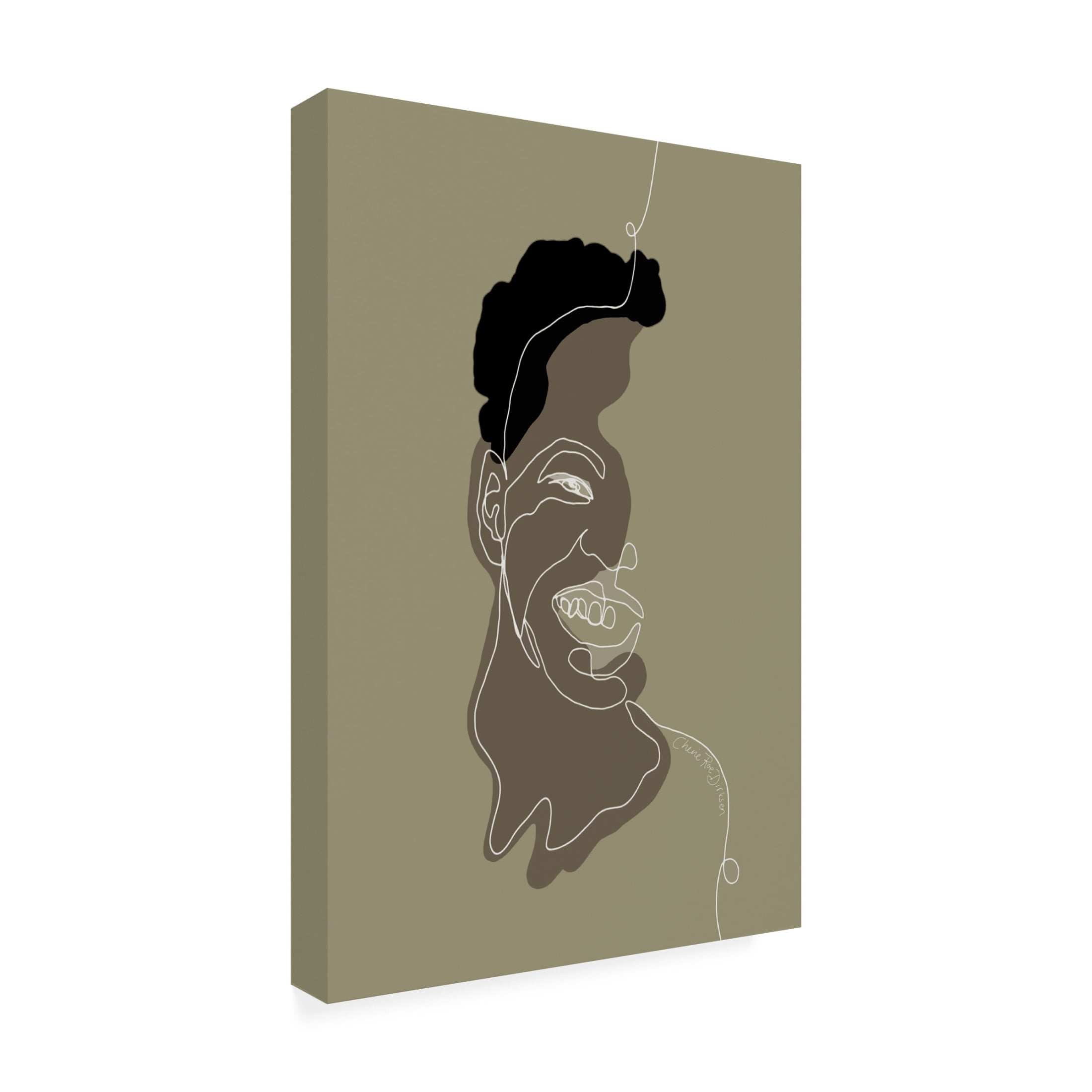 Canvas Wall Art - Cherie Roe Dirksen 'Happiness' Wall Art for Living Room, Bedroom, or Office Décor by Trademark Fine Art - 30 x 47 Inches