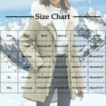 thumbnail image 3 of ClodeEU Women's Sherpa Lined Hoodeid Jacket,Winter Coat Warm Thicken Fleece Parka Jackets With Pockets Beige,Womens Plus L, 3 of 8
