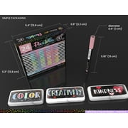 Tooli-Art Pastel Acrylic Paint Pens Multicolor Special Color Series Marker Set with 0.7mm Extra Fine Tip Set of 24