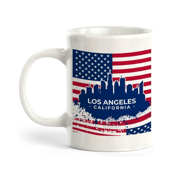 Los Angeles, California 11oz Plastic Coffee Mug | Office & Home | American Pride