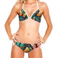thumbnail image 2 of Flower Butterfly Stylish Swim Suits Bikini Set: Detachable Sponge, Adjustable Strap, Two-Pack - Ideal for Beach and Pool %{scenes, 2 of 6
