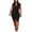 Black, variant on TJAZFJPA Black Dress Long Sleeve Large Size Women Ladies Fashion Asymmetric V Neck Wrap Dress Neon Dress Grad Dresses