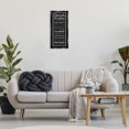 thumbnail image 2 of Stupell Industries Porch Rules on Black Quotes and Sayings Painting Black Floater Framed Canvas Art Print Wall Art, 11 x 25, 2 of 9