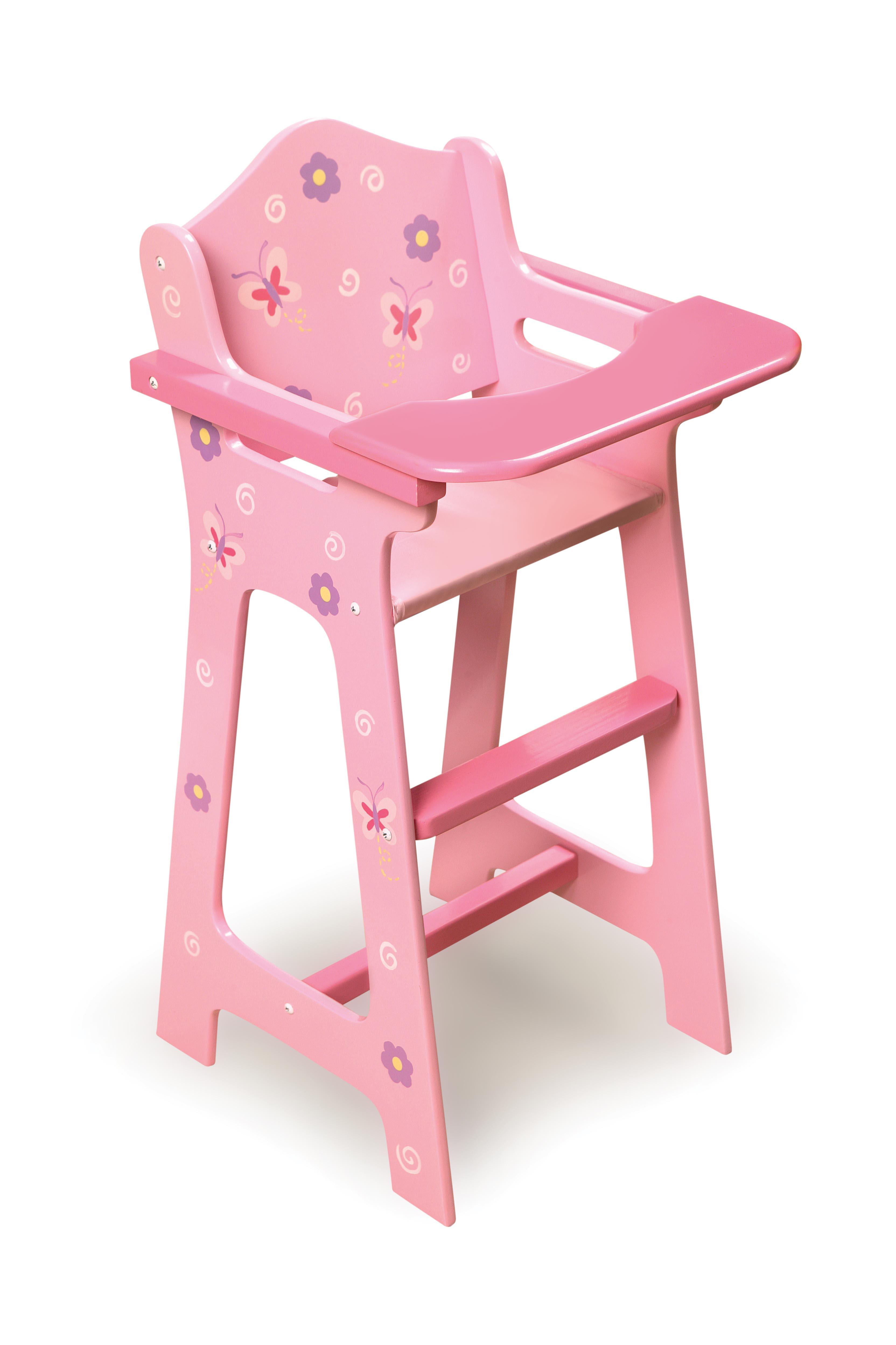 Blossoms Butterflies Doll Set Set High Chair With Bunk Bed