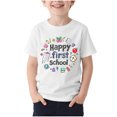 thumbnail image 5 of YUANxueke Short Sleeve T-Shirts for Boys Girls, Cute Printed Crewneck T-Shirts, Back To School Casual Tops, 5 of 6