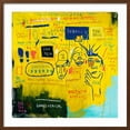 thumbnail image 2 of Art.com Hollywood Africans, 1983 Giclee Print by Jean-Michel Basquiat, Brown Frame Wall Art, 29" x 29", 2 of 5