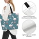thumbnail image 3 of Balery Flamingo Bolsa Tote Estilo Estético con Cremalleras, Bolsa de Hombro, Bolsa de Compras Grande y Plegable, 3 of 8