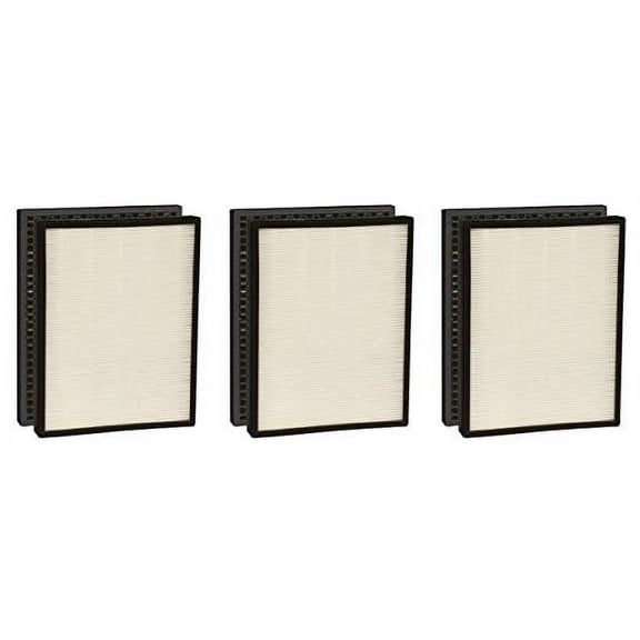 Nispira Replacement True HEPA Air Filter with Activated Carbon Pre Filter Compatible with Alexapure Breeze 3049, 3 Sets