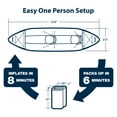 thumbnail image 4 of Sea Eagle 380X 12'6" Explorer Inflatable Kayak- Fishing, Touring, Camping, Exploring & Whitewater-Self Bailing, Removable Skeg, Drop Stitch Floor- Pro Package, 4 of 5