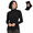 Black 240-Large, variant on Black 240 Half Zip Medium Women's Merino Athletic Base Layer Shirt