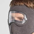 thumbnail image 4 of Tocados Faciales Antivaho con gafas Desmontables a Prueba de viento gris Sunnimix, 4 of 5
